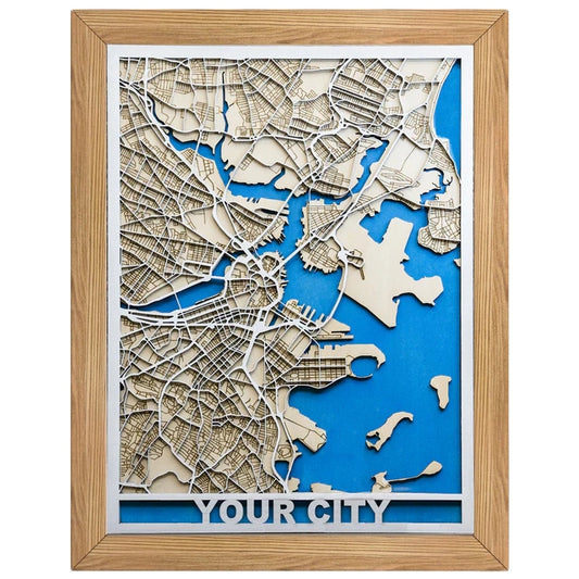 Australia | Customize 3D Art Wooden Map | Anniversary | Birthday | Neighbor Gift