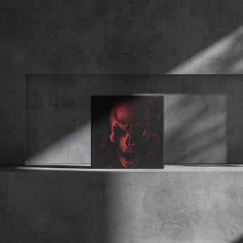 Canvas Engraving-Skull