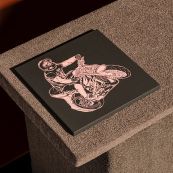 Canvas Engraving-Motorcycle