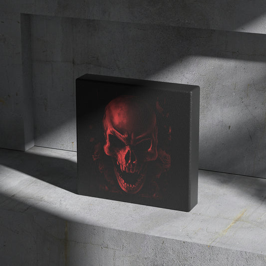 Canvas Engraving-Skull