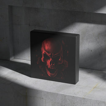 Canvas Engraving-Skull