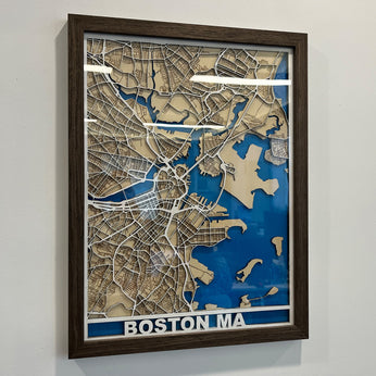 United States | Customize 3D Art Wooden Map | Anniversary | Birthday | Neighbor Gift