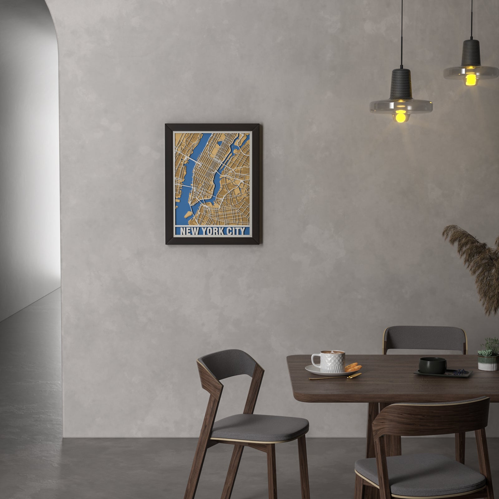 United States | Customize 3D Art Wooden Map | Anniversary | Birthday | Neighbor Gift