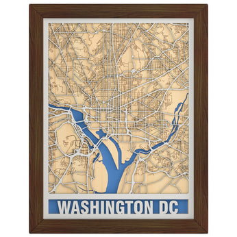 United States | Customize 3D Art Wooden Map | Anniversary | Birthday | Neighbor Gift