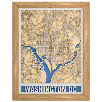 United States | Customize 3D Art Wooden Map | Anniversary | Birthday | Neighbor Gift