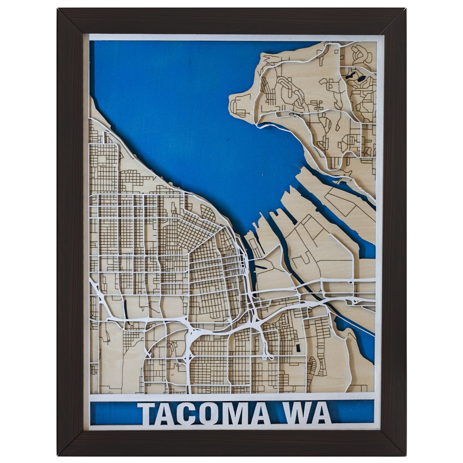 United States | Customize 3D Art Wooden Map | Anniversary | Birthday | Neighbor Gift