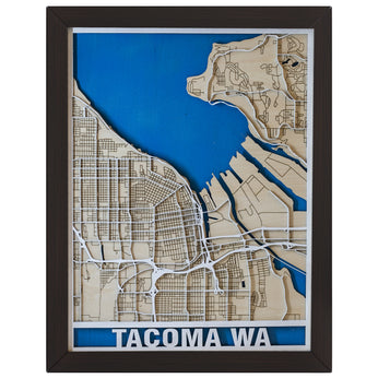 United States | Customize 3D Art Wooden Map | Anniversary | Birthday | Neighbor Gift