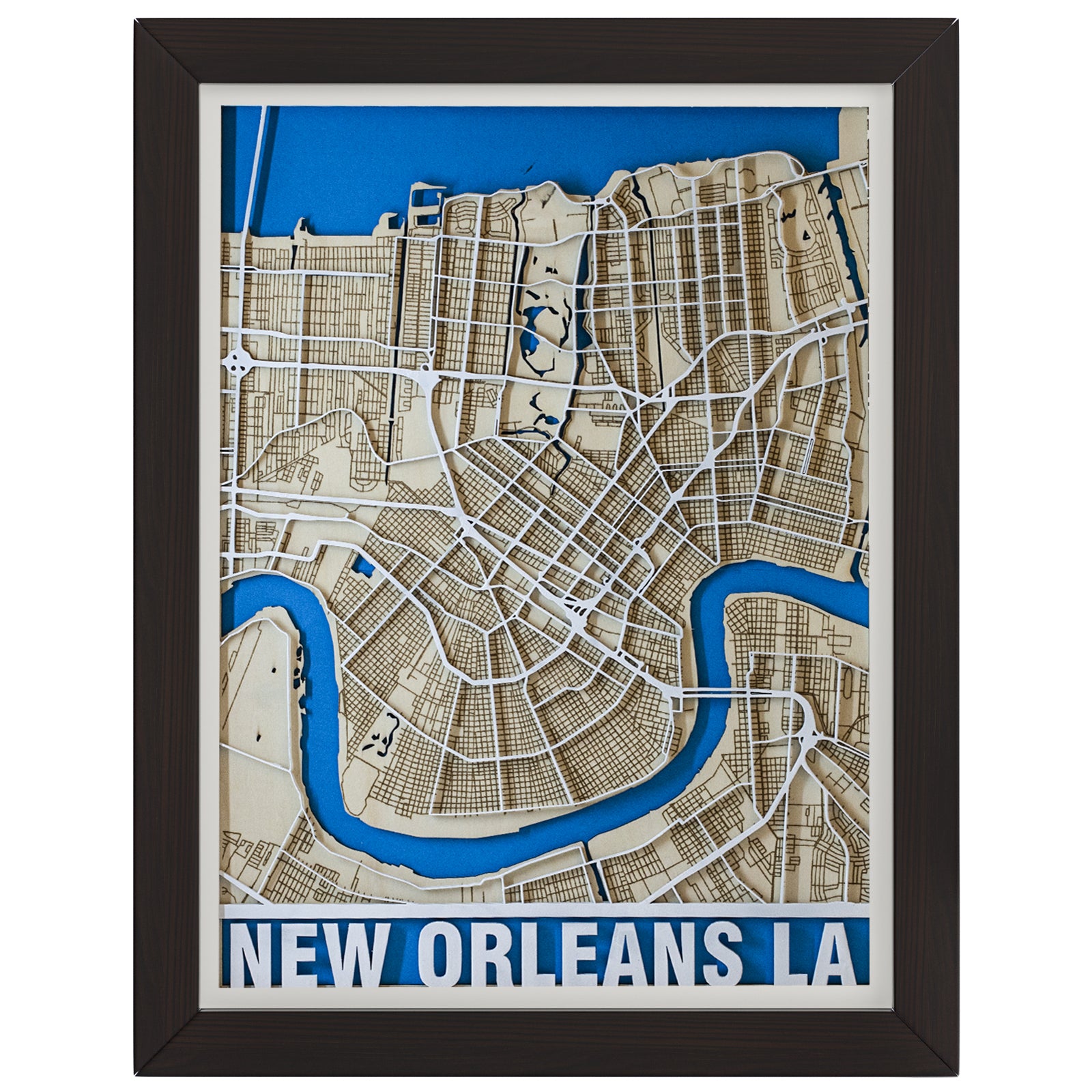 United States | Customize 3D Art Wooden Map | Anniversary | Birthday | Neighbor Gift