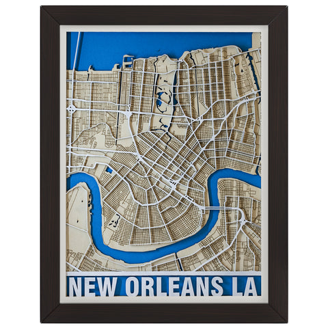 United States | Customize 3D Art Wooden Map | Anniversary | Birthday | Neighbor Gift
