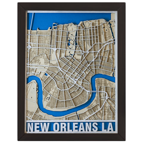 United States | Customize 3D Art Wooden Map | Anniversary | Birthday | Neighbor Gift