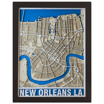 United States | Customize 3D Art Wooden Map | Anniversary | Birthday | Neighbor Gift