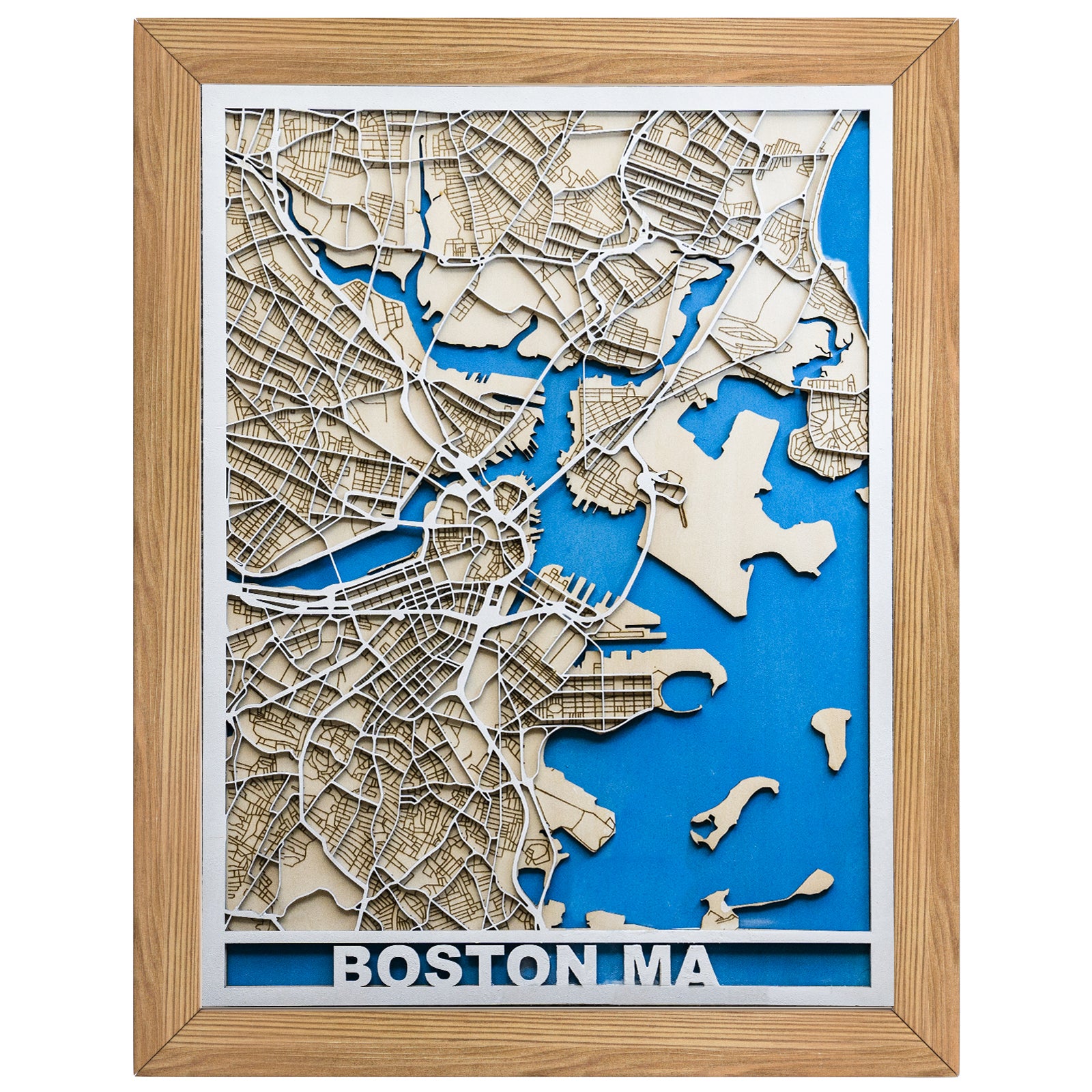 United States | Customize 3D Art Wooden Map | Anniversary | Birthday | Neighbor Gift