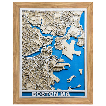 United States | Customize 3D Art Wooden Map | Anniversary | Birthday | Neighbor Gift