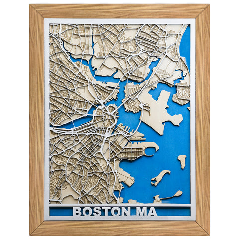 United States | Customize 3D Art Wooden Map | Anniversary | Birthday | Neighbor Gift