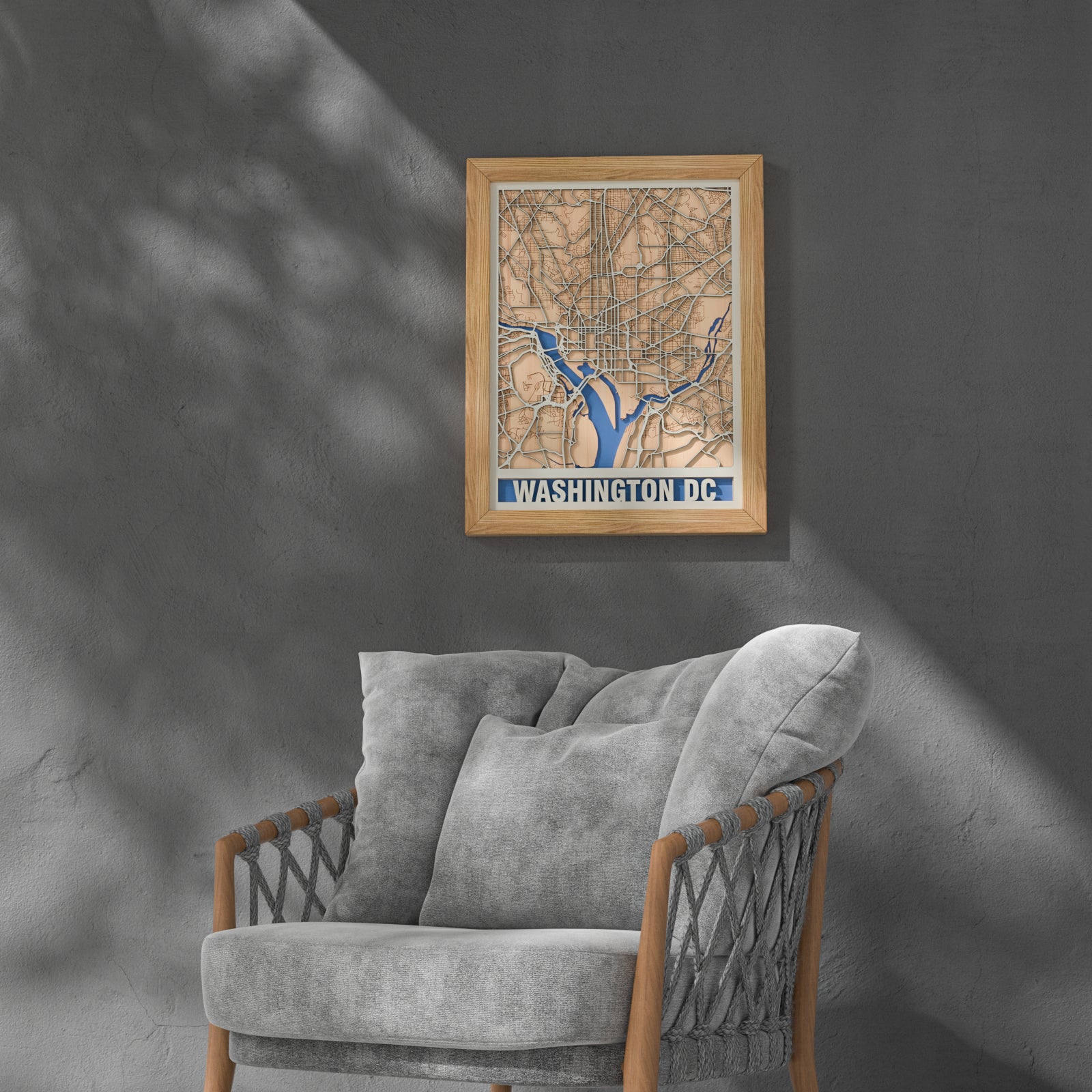 United States | Customize 3D Art Wooden Map | Anniversary | Birthday | Neighbor Gift