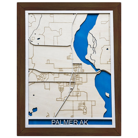 United States | Customize 3D Art Wooden Map | Anniversary | Birthday | Neighbor Gift