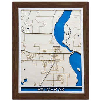 United States | Customize 3D Art Wooden Map | Anniversary | Birthday | Neighbor Gift