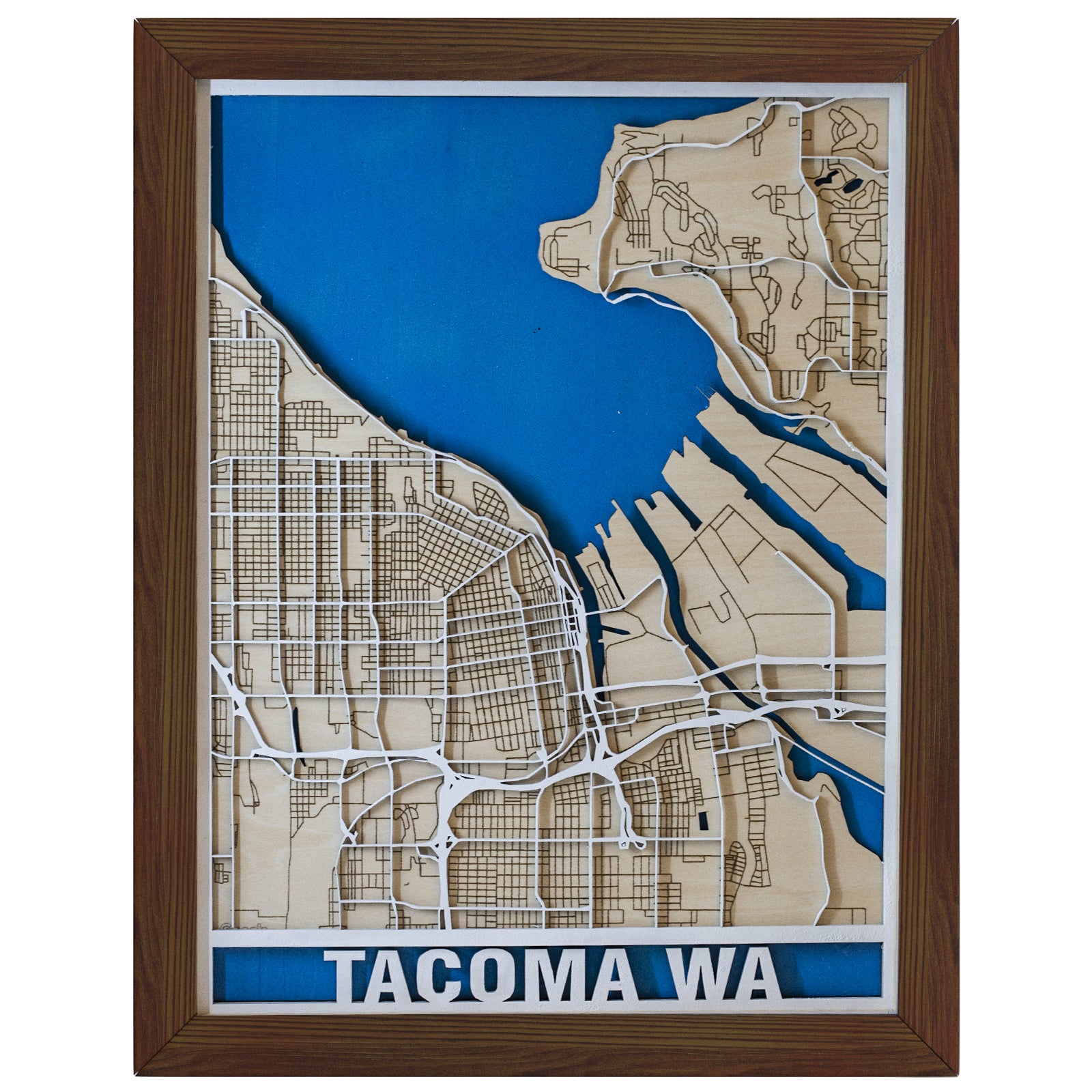 United States | Customize 3D Art Wooden Map | Anniversary | Birthday | Neighbor Gift