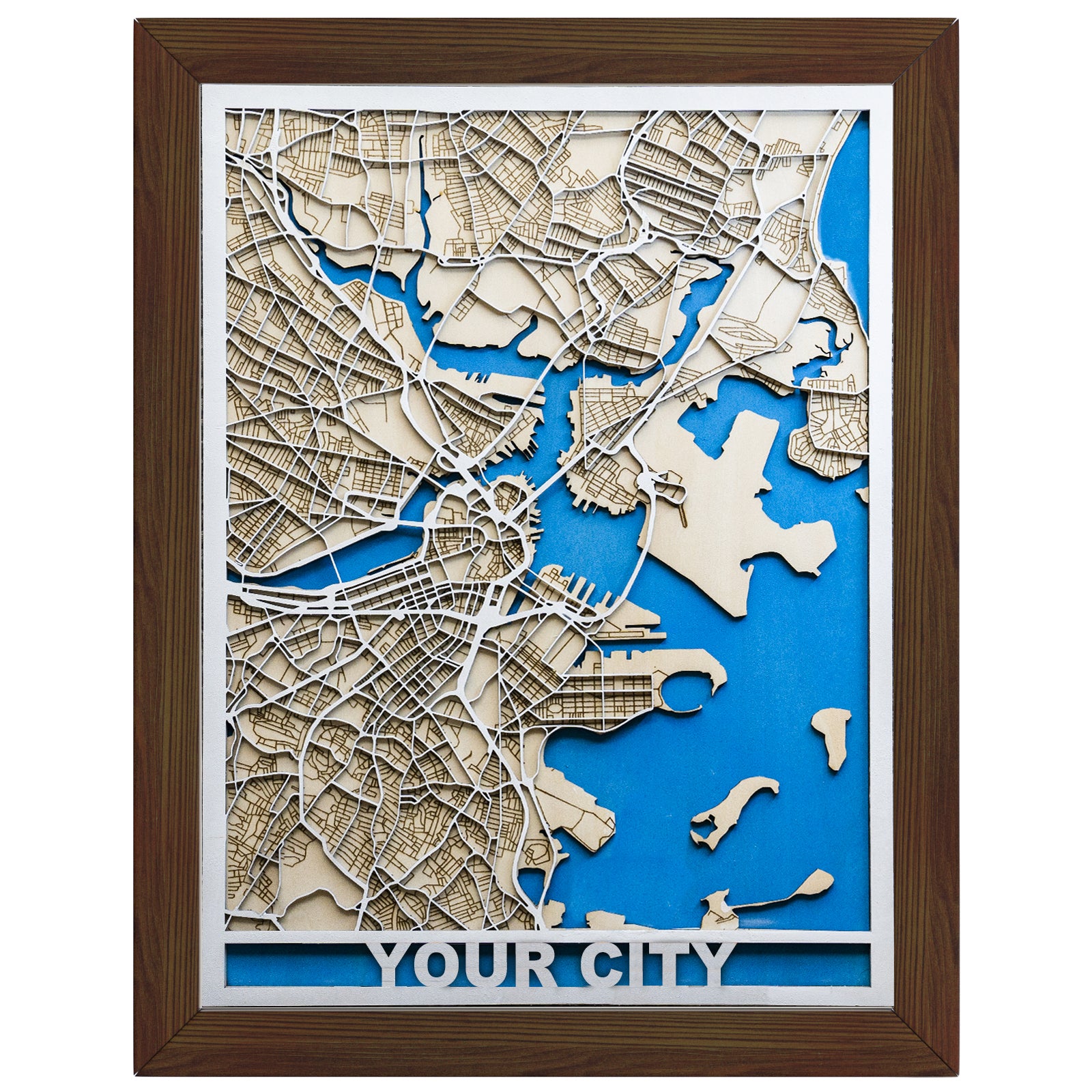 United States | Customize 3D Art Wooden Map | Anniversary | Birthday | Neighbor Gift