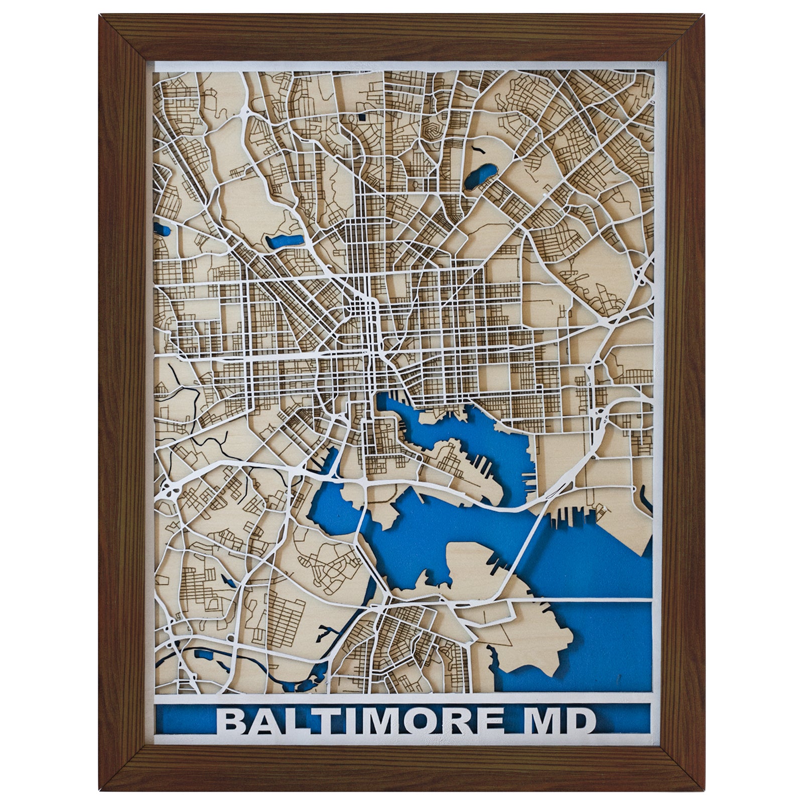 United States | Customize 3D Art Wooden Map | Anniversary | Birthday | Neighbor Gift