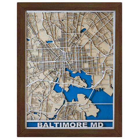 United States | Customize 3D Art Wooden Map | Anniversary | Birthday | Neighbor Gift