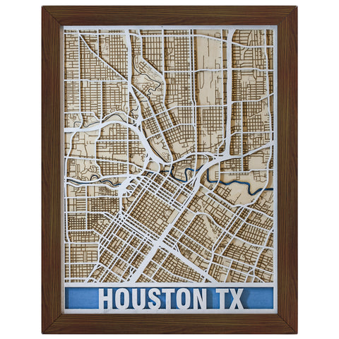 United States | Customize 3D Art Wooden Map | Anniversary | Birthday | Neighbor Gift
