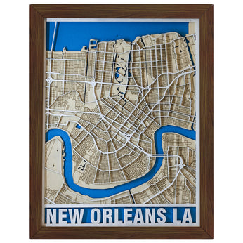 United States | Customize 3D Art Wooden Map | Anniversary | Birthday | Neighbor Gift
