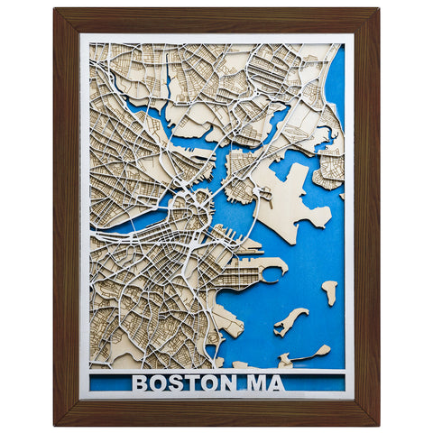 United States | Customize 3D Art Wooden Map | Anniversary | Birthday | Neighbor Gift