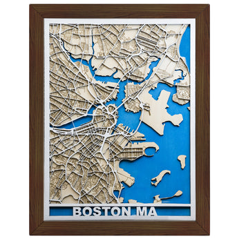 United States | Customize 3D Art Wooden Map | Anniversary | Birthday | Neighbor Gift