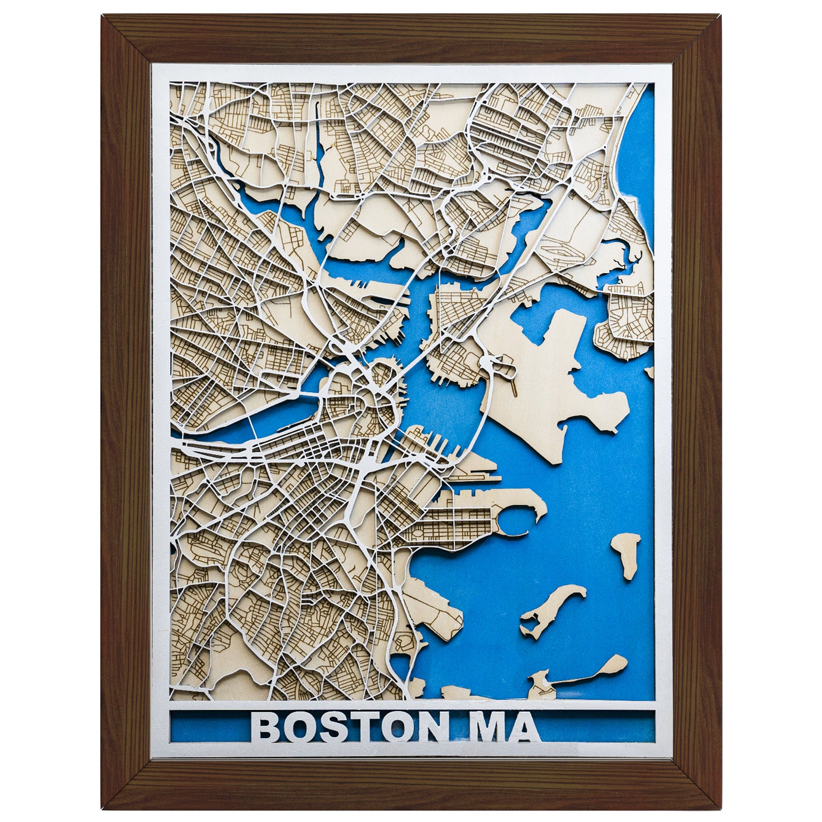 United States | Customize 3D Art Wooden Map | Anniversary | Birthday | Neighbor Gift