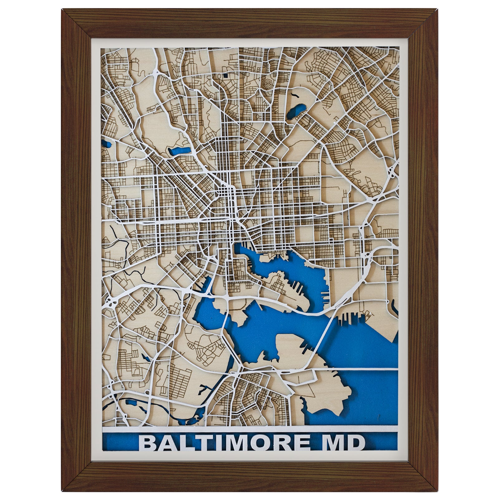 United States | Customize 3D Art Wooden Map | Anniversary | Birthday | Neighbor Gift