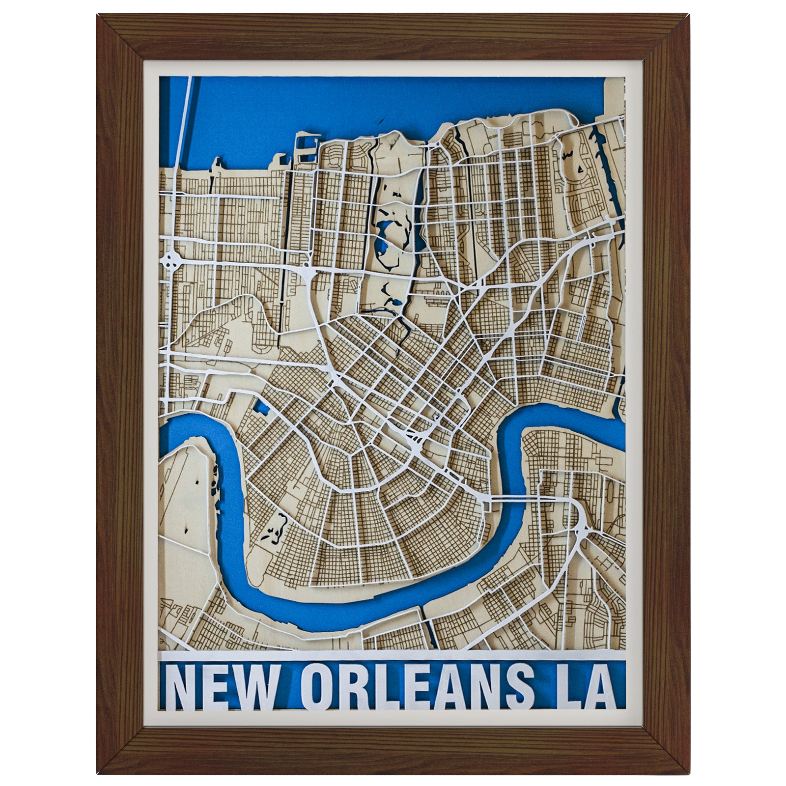 United States | Customize 3D Art Wooden Map | Anniversary | Birthday | Neighbor Gift
