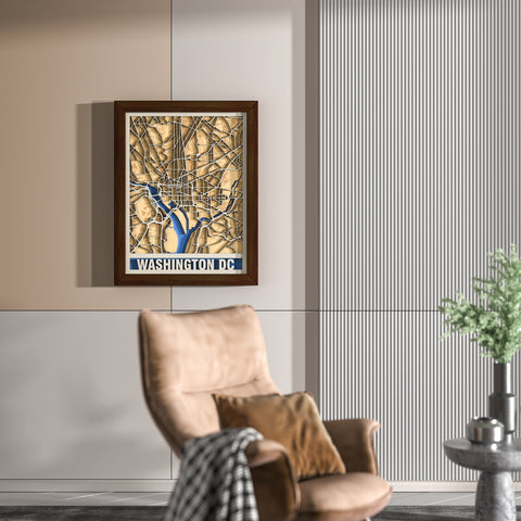 United States | Customize 3D Art Wooden Map | Anniversary | Birthday | Neighbor Gift