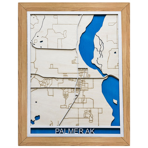 United States | Customize 3D Art Wooden Map | Anniversary | Birthday | Neighbor Gift