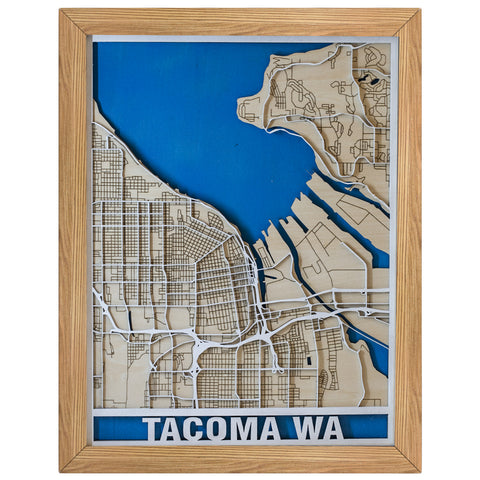 United States | Customize 3D Art Wooden Map | Anniversary | Birthday | Neighbor Gift
