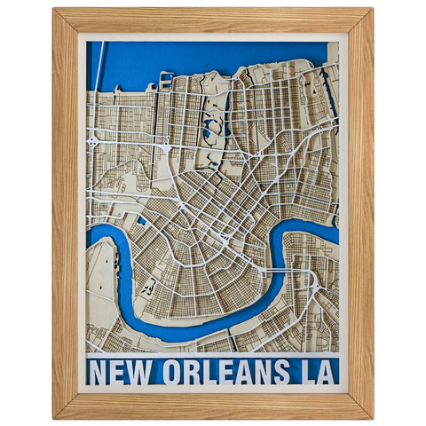 United States | Customize 3D Art Wooden Map | Anniversary | Birthday | Neighbor Gift
