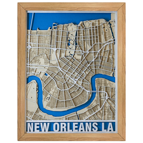 United States | Customize 3D Art Wooden Map | Anniversary | Birthday | Neighbor Gift