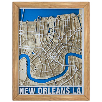 United States | Customize 3D Art Wooden Map | Anniversary | Birthday | Neighbor Gift
