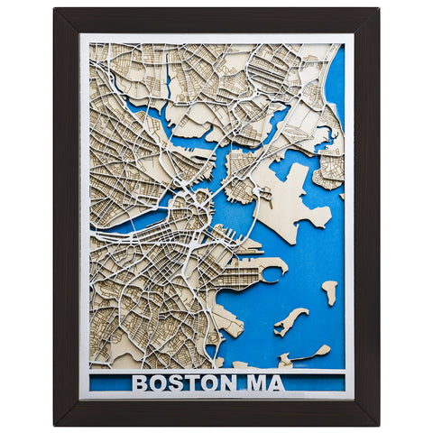 United States | Customize 3D Art Wooden Map | Anniversary | Birthday | Neighbor Gift