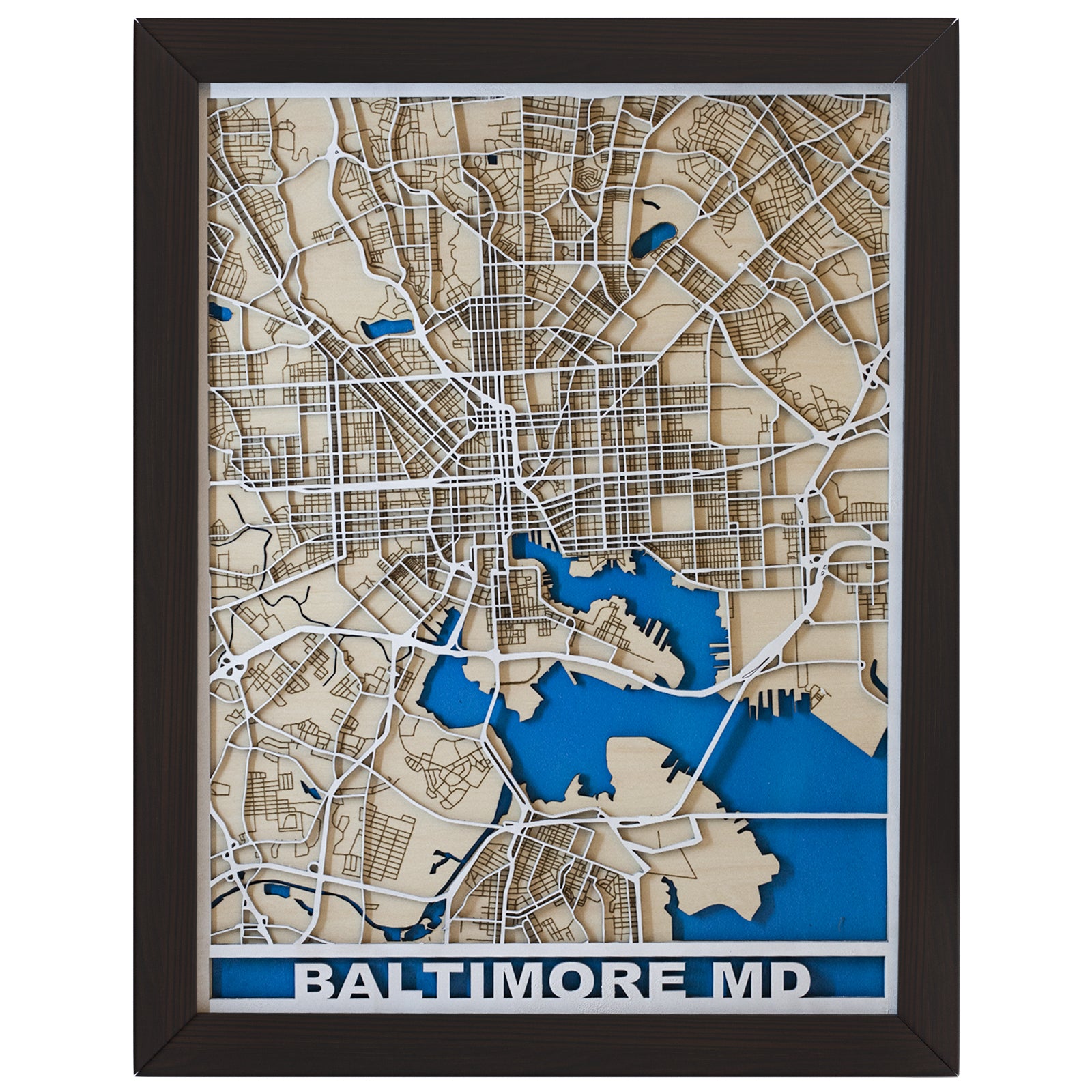 United States | Customize 3D Art Wooden Map | Anniversary | Birthday | Neighbor Gift