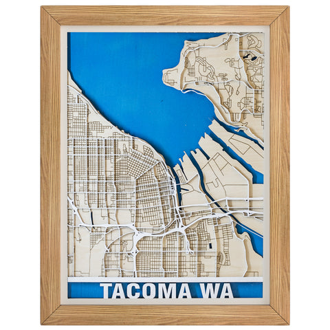 United States | Customize 3D Art Wooden Map | Anniversary | Birthday | Neighbor Gift
