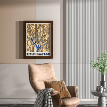 United States | Customize 3D Art Wooden Map | Anniversary | Birthday | Neighbor Gift